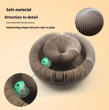 PuraPawFect Transformable Cat Scratch Board – Durable Foldable Toy
