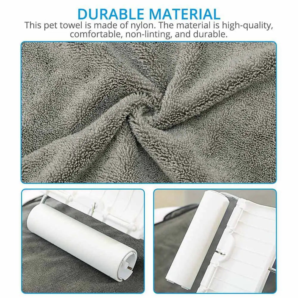 PuraPawFect Snuggle Dry Dog Bathrobe Towel