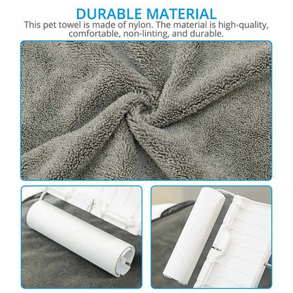 PuraPawFect Snuggle Dry Dog Bathrobe Towel