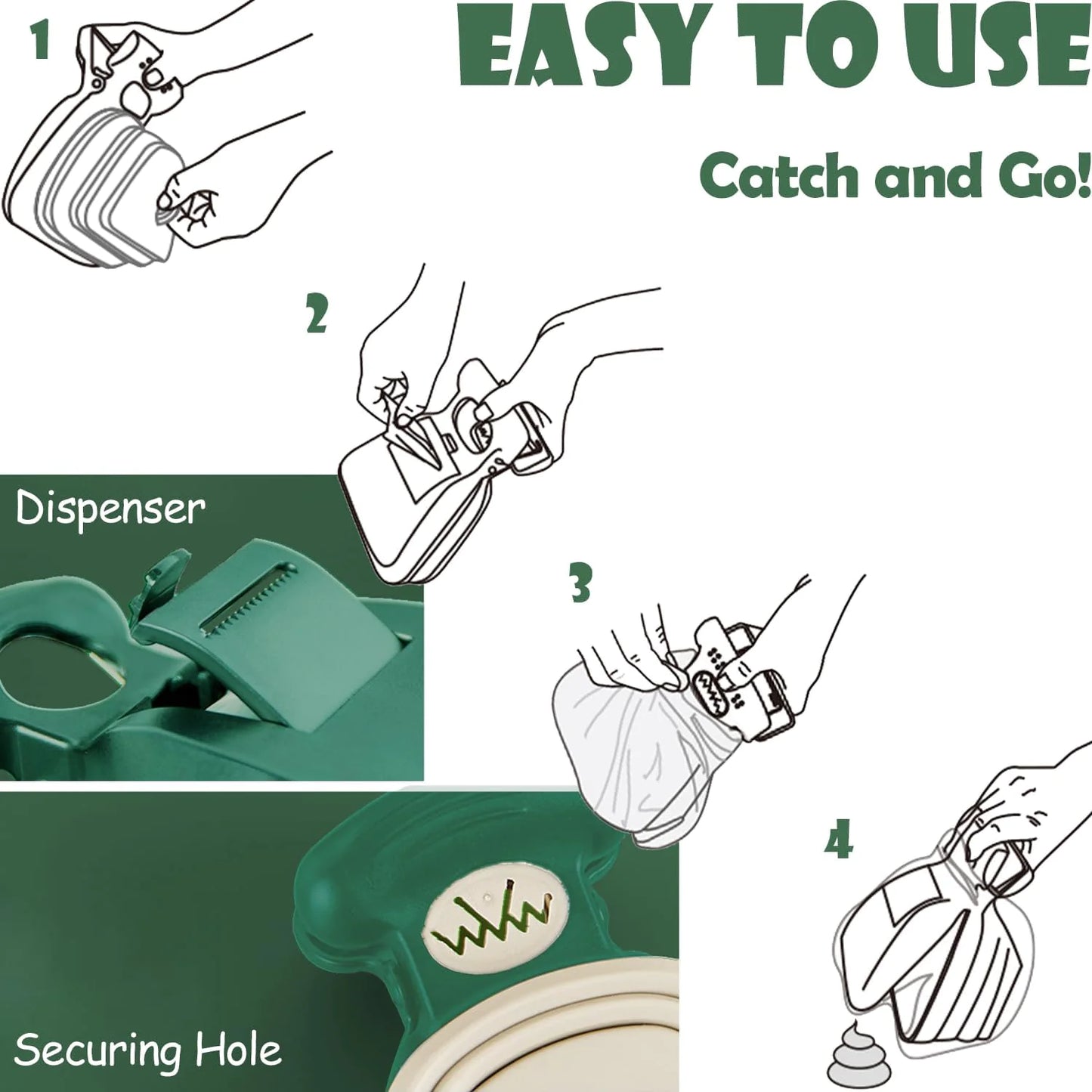 PuraPawFect ScoopEase Portable Waste Scoop